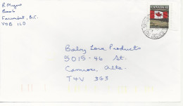 24394) Canada Fairmont Hot Springs Postmark Cancel  - Briefe U. Dokumente