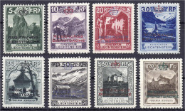 5 Rp. - 1.20 Rp. Landschaften (Dienstmarken) 1932, Kompletter Satz In Postfrischer Erhaltung, Die 1.20 Fr. Kleiner Fleck - Other & Unclassified