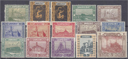 3 C. - 5 Fr. Landschaftsbilder III 1922, Kompletter Satz In Postfrischer Erhaltung Inkl. Nr. 85,,b". Mi. 360,-€ Michel 8 - Other & Unclassified