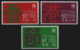 Hongkong 1973 - Mi-Nr. 284-286 ** - MNH - Hongkong-Festival - Unused Stamps