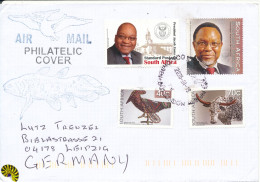 South Africa Cover Sent Air Mail To Germany 13-1-2016 - Lettres & Documents