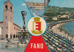 O4385 Fano (Pesaro Urbino) - Stemma Cittadino - Panorama Vedute Multipla  / Viaggiata 1980 - Fano