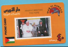 PALESTINE Prepaid Phonecard  POPE - Palestine