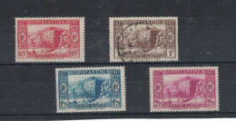 SERIE COMPLETE DE 4 TIMBRES OBLITERE ET NEUFS, ALGERIE 1937, COTE 8,00€ - Autres & Non Classés