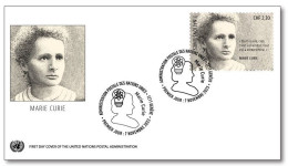UN 2023 *** New, Marie Curie ,Scientist, Nobel Prize,Physicist, Chemist,Research, Radium,Radioactivity, FDC (**) - Covers & Documents