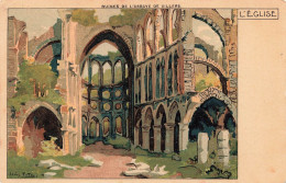 BELGIQUE - Villers-la-ville - Ruine De L'abbaye De Villers - L'église - Colorisé - Carte Postale Ancienne - Villers-la-Ville