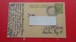 Dopisnica FNRJ 10 Din.Zig/postmark:Hercegnovi - Covers & Documents