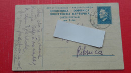 Dopisnica FNRJ 2 Din(Tito).Zig/postmark:Ljubljana - Covers & Documents