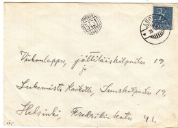 Finlande - Lettre De 1955 - Oblit Luop... - Avec Cachet Rural 3431 - - Lettres & Documents