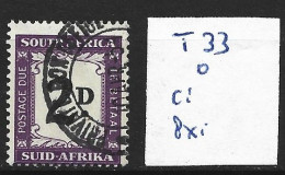 AFRIQUE DU SUD TAXE 33 Oblitéré Côte 10 € - Postage Due