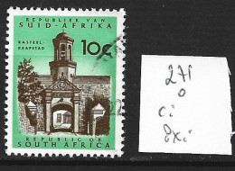 AFRIQUE DU SUD 271 Oblitéré Côte 0.30 € - Used Stamps