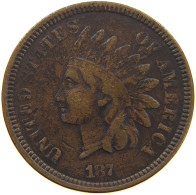 UNITED STATES OF AMERICA CENT 1872 WEAK STRUCK 2 RARE #t006 0097 - 1859-1909: Indian Head