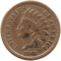 UNITED STATES OF AMERICA CENT 1861 INDIAN HEAD #t143 0429 - 1859-1909: Indian Head