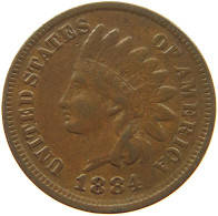 UNITED STATES OF AMERICA CENT 1884 INDIAN HEAD #t018 0231 - 1859-1909: Indian Head