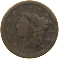 UNITED STATES OF AMERICA CENT 1838 Coronet Head #c012 0011 - 1816-1839: Coronet Head