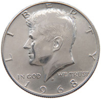 UNITED STATES OF AMERICA 1/2 DOLLAR 1968 D KENNEDY #a052 0087 - 1964-…: Kennedy