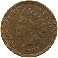 UNITED STATES OF AMERICA CENT 1908 INDIAN HEAD #s004 0025 - 1859-1909: Indian Head