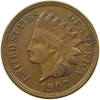 UNITED STATES OF AMERICA CENT 1907 INDIAN HEAD #t092 0329 - 1859-1909: Indian Head