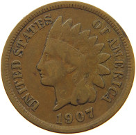 UNITED STATES OF AMERICA CENT 1907 INDIAN HEAD #s063 0431 - 1859-1909: Indian Head