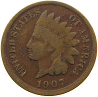 UNITED STATES OF AMERICA CENT 1907 INDIAN HEAD #s063 0369 - 1859-1909: Indian Head