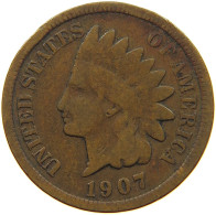 UNITED STATES OF AMERICA CENT 1907 INDIAN HEAD #s063 0263 - 1859-1909: Indian Head