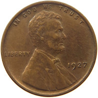 UNITED STATES OF AMERICA CENT 1927 Lincoln Wheat #s052 0069 - 1909-1958: Lincoln, Wheat Ears Reverse