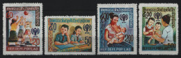Laos 1979 - Mi-Nr. 478-481 A ** - MNH - Jahr Des Kindes - Laos