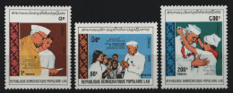 Laos 1989 - Mi-Nr. 1179-1181 ** - MNH - D. Nehru - Laos