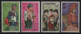 Laos 1964 - Mi-Nr. 147-150 A ** - MNH - Bevölkerungsgruppe Thao Tuan - Laos
