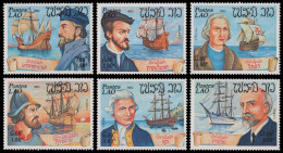 Laos 1983 - Mi-Nr. 676-681 ** - MNH - Schiffe / Ships - Laos