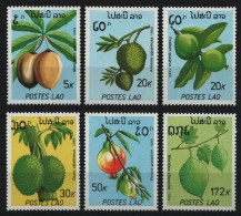 Laos 1989 - Mi-Nr. 1169-1174 ** - MNH - Früchte / Fruits - Laos