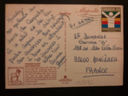 CP Par Avion Pour La FRANCE TP UNIVERSIADE 83 EDMONTON 64 OBL.MEC.22 VII 1983 - Cartas & Documentos