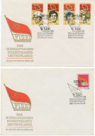 DDR 1971/6, 4 Verschiedene Souvenir-Briefe Mit SST In Pra,/Kab.-Erhaltung    DDR 1971/6, 4 Different Very Fine/superb So - Brieven En Documenten