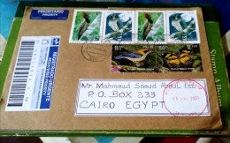 Egypt 2009, A Nice Registrated Cover With Nice Stamps Sent From Brazil To Egypt, Cartona - Covers & Documents