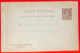 Aa1061 - MONACO - Postal History -  POSTAL STATIONERY  CARD - Postal Stationery