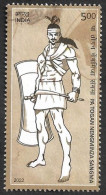 India 2022 Pa Togan Nengminza Sangma ,North East, British Occupation,Sword & Shield,Garo Tribe ,Used(**) Inde Indien - Used Stamps