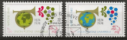 NATIONS-UNIES - GENEVE: Obl., N° YT 39 Et 40, TB - Used Stamps