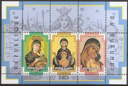 Burundi 1999 0CBn° Bloc 138 *** MNH Cote 11 € Noël Kerstmis Christmas - Blokken & Velletjes