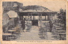 24180 " RISTORANTE BIRRERIA MONTE DEI CAPPUCCINI-TORINO " ANIMATA-VERA FOTO-CART. SPED.1929 - Cafés, Hôtels & Restaurants