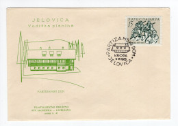 1953. YUGOSLAVIA,SLOVENIA,JELOVICA,PARTIZAN HOUSE,SPECIAL COVER AND CANCELLATION - Covers & Documents