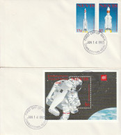 NEVIS - FDC - "ISY'92" Année Internationale De L'espace - - Amérique Du Sud