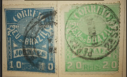 Brasilien - 2 Marken Von 1891 Gem. Scan - Used Stamps