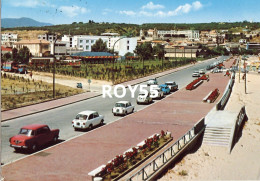 Calabria-catanzaro-soverato Lungomare Veduta Diverse Auto Fiat D'epoca Luna Park Giostre Spiaggia Panoramica Anni 60 - Autres & Non Classés