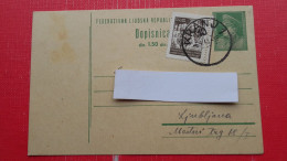 Dopisnica FLRJ 1.50 Din.Zig/postmark:Kranj - Covers & Documents