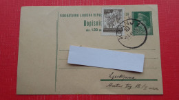 Dopisnica FLRJ 1.50 Din(Tito).Zig/postmark:Kranj - Covers & Documents