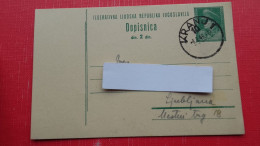 Dopisnica FLRJ 2 Din(Tito).Zig/postmark:Kranj - Covers & Documents