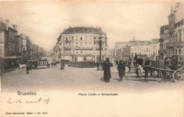 BELGIQUE - Bruxelles - Place Liedts à Schaerbeek - Animé - Carte Postale Ancienne - Plätze