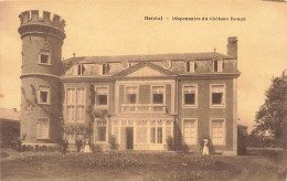 BELGIQUE - Herstal - Dispensaire Du Château Rouge - Animé - Tour - Carte Postale Ancienne - Herstal