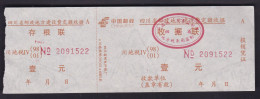 CHINA  CHINE SICHUAN ADDED CHARGE LABEL (ACL)  1.0 YUAN - Autres & Non Classés