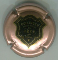 CAPSULE-CHAMPAGNE BOLLINGER N°50 Rosé Pâle Ecusson Contour Or, Verso Or - Bollinger
